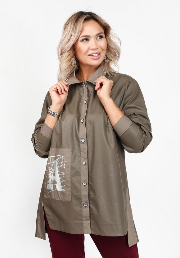 Блуза Долгожданный рассвет шир.  580, рис. 9