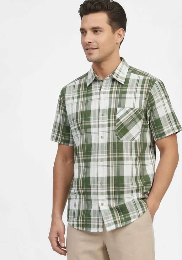 Рубашка в клетку Роберт шир.  580, рис. 3