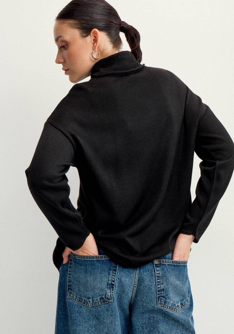 Удлиненная туника с воротником хомут шир.  750, рис. 3