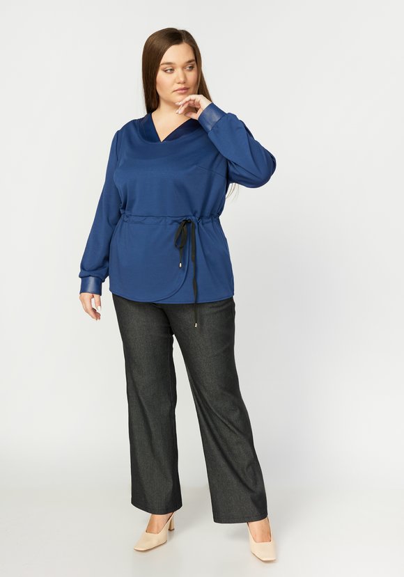 Туника с V-образным вырезом с кулиской шир.  580, рис. 7