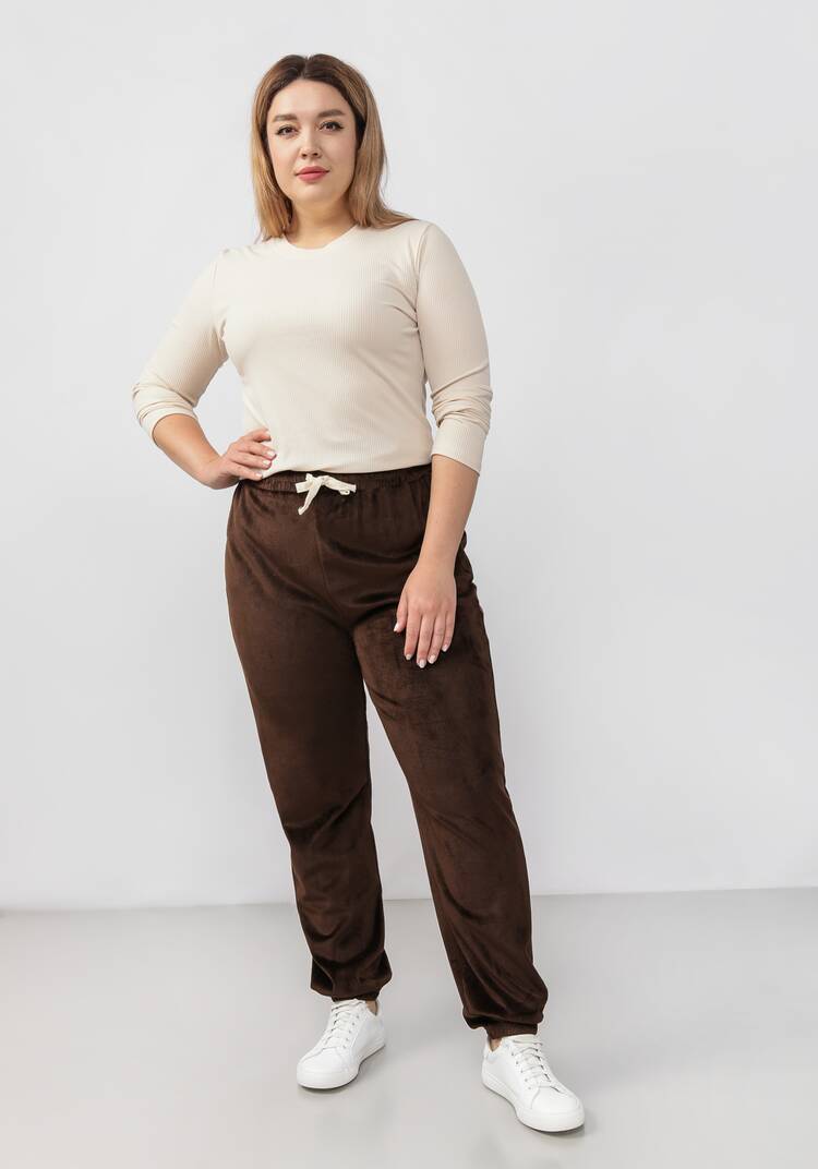 Брюки женские джоггеры шир.  750, рис. 20