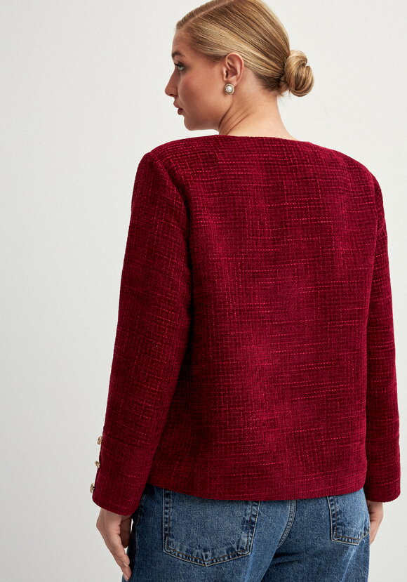 Жакет на подкладе из твида шир.  580, рис. 3