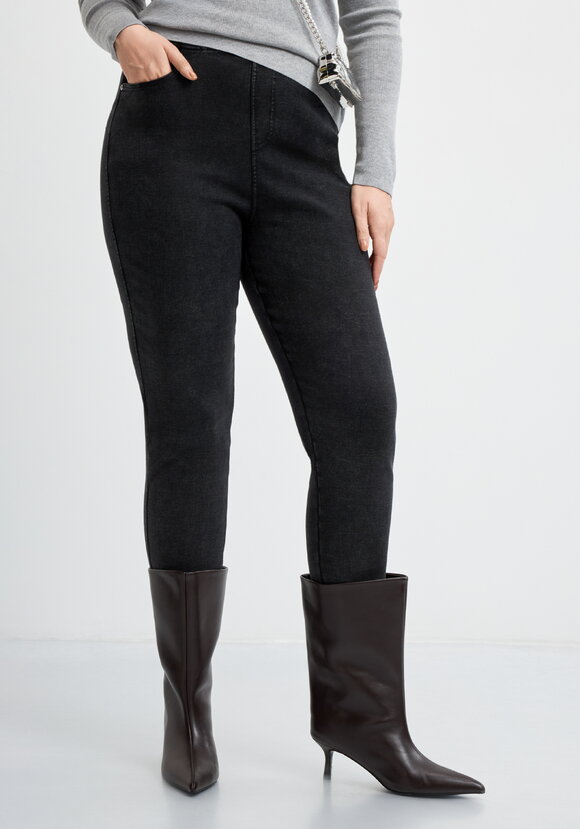 Джегинсы утепленные Дарина шир.  580, рис. 8