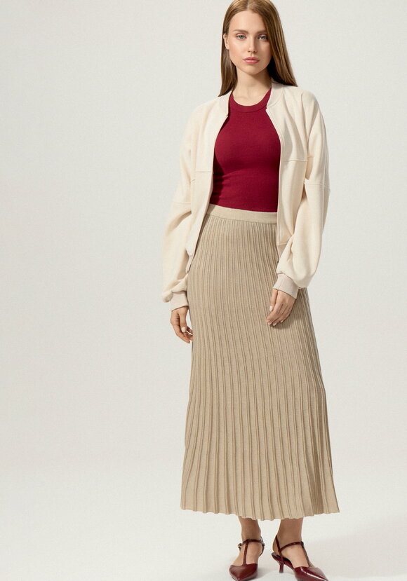 Юбка плиссе длины миди шир.  580, рис. 1
