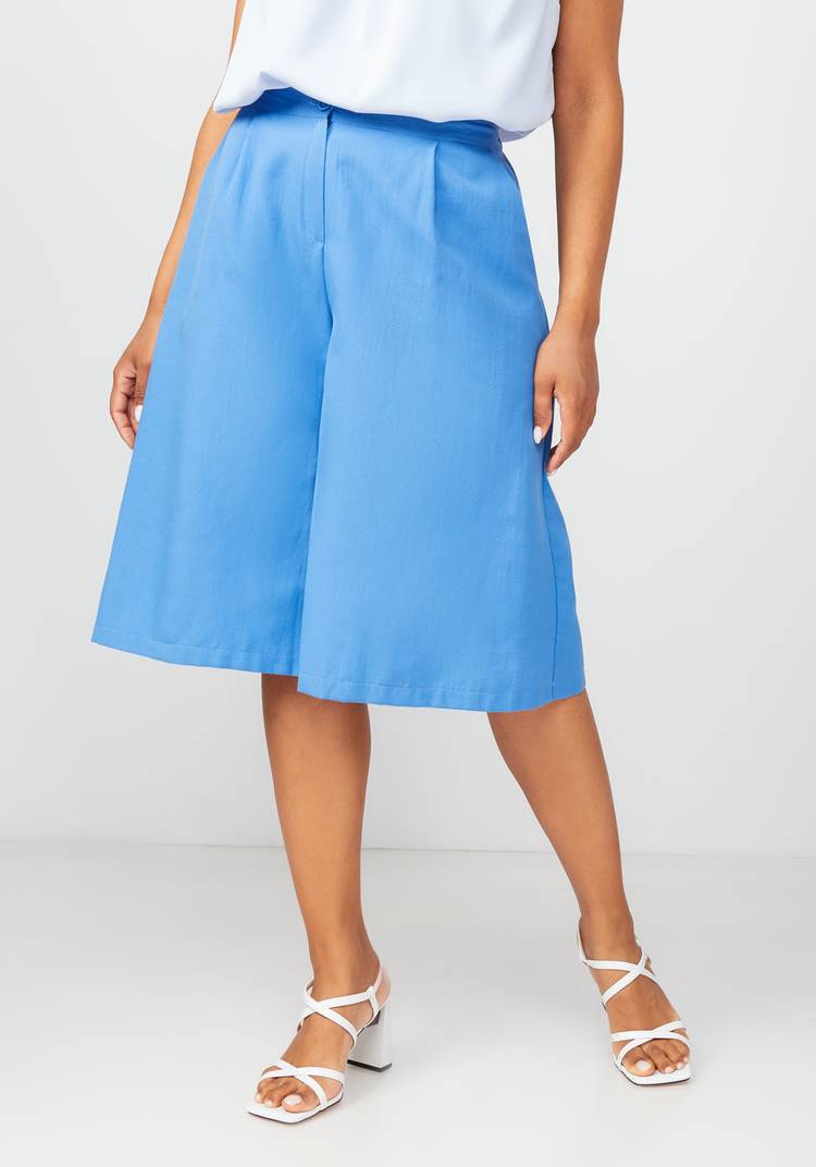 Шорты бермуды с карманами Анастасия шир.  750, рис. 7