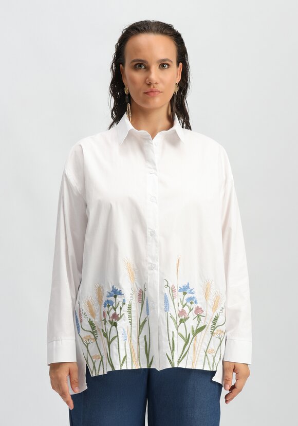 Рубашка с вышивкой по низу шир.  580, рис. 4