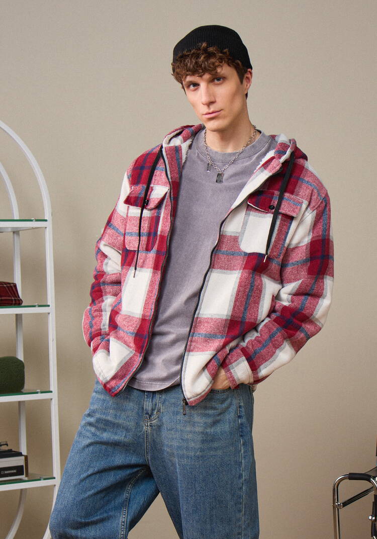 Рубашка с капюшоном и подкладом из шерпы шир.  750, рис. 10