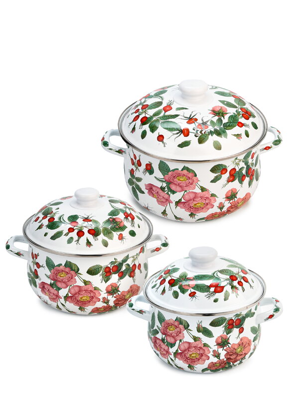 Эмалированная кастрюля с крышкой шир.  580, рис. 41