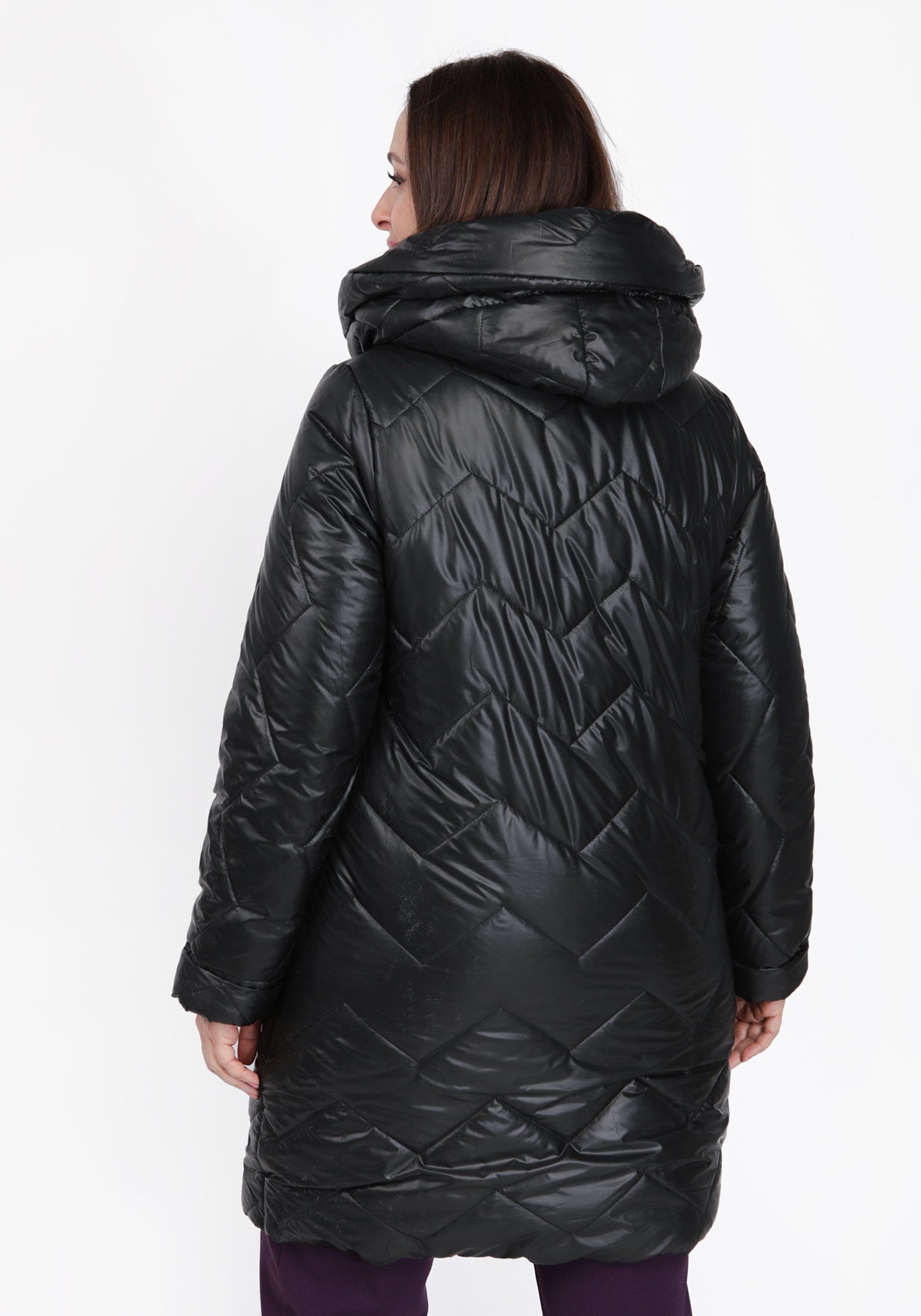 Куртка с тесьмой из страз на карманах Julia Weber, размер 50, цвет черный - фото 3