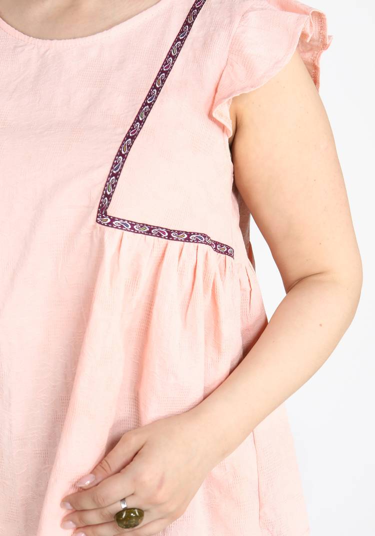 Блуза с рукавом крылышком шир.  750, рис. 8