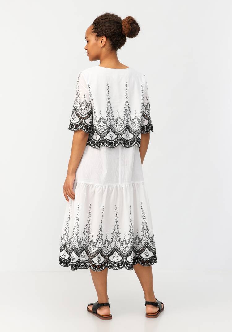 Платье свободного кроя с вышивкой шир.  750, рис. 3