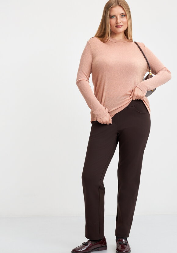 Брюки Кокетка с начесом шир.  580, рис. 19