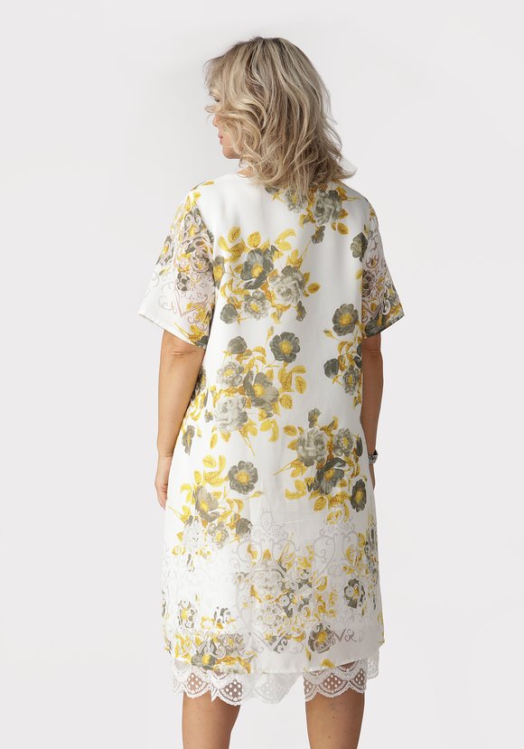 Платье Цветочное торжество шир.  580, рис. 6