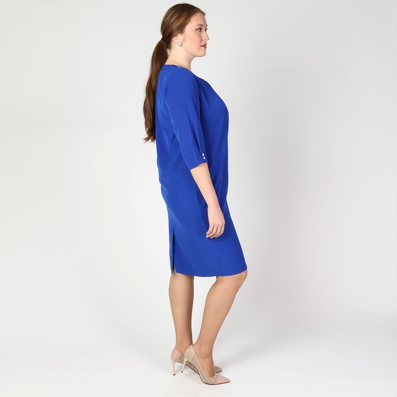 Платье-миди с карманами и украшением шир.  580, рис. 10