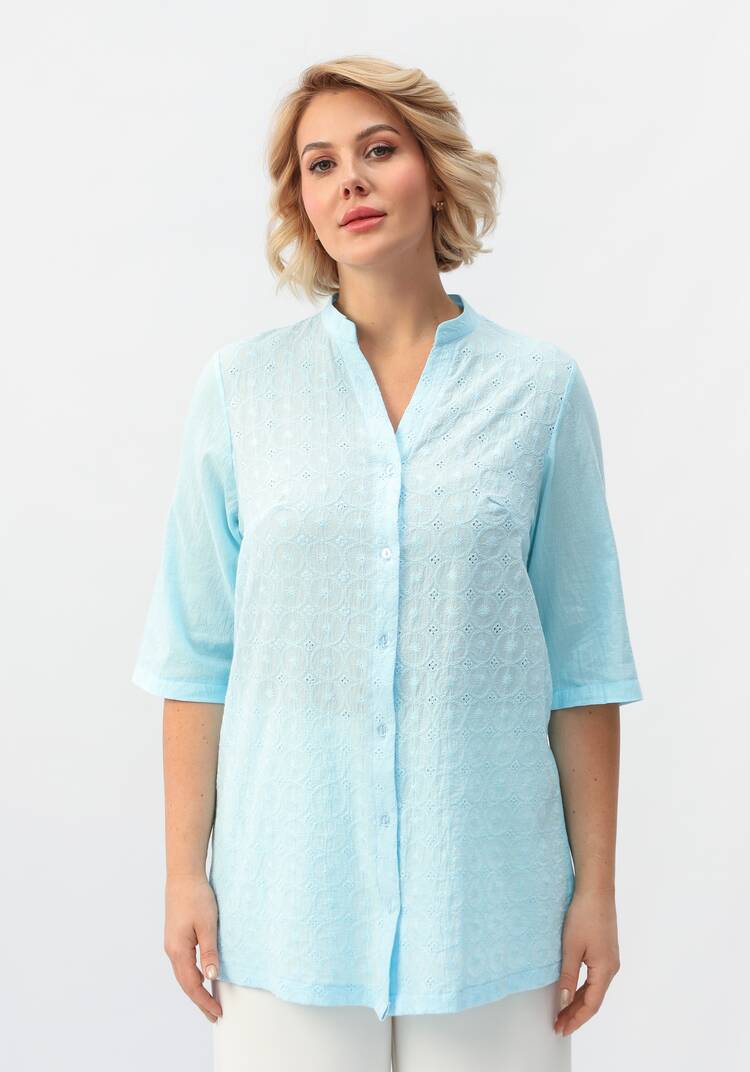 Рубашка из хлопка с шитьем шир.  750, рис. 20