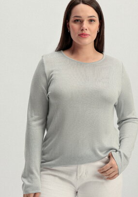 Джемпер базовый удлиненный