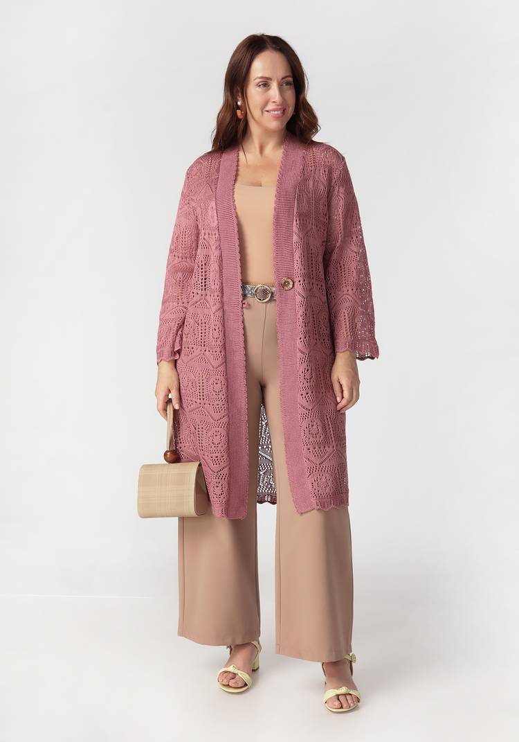 Кардиган Ажурное мгновение шир.  750, рис. 13