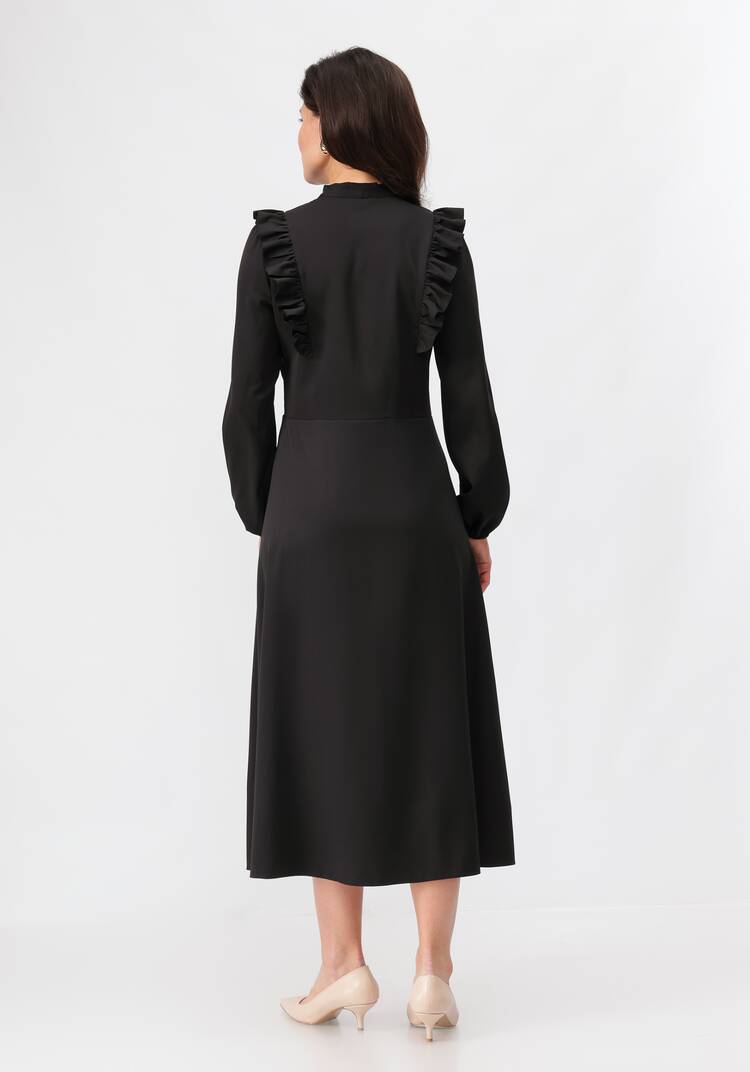 Платье с бантом свободного кроя шир.  750, рис. 13