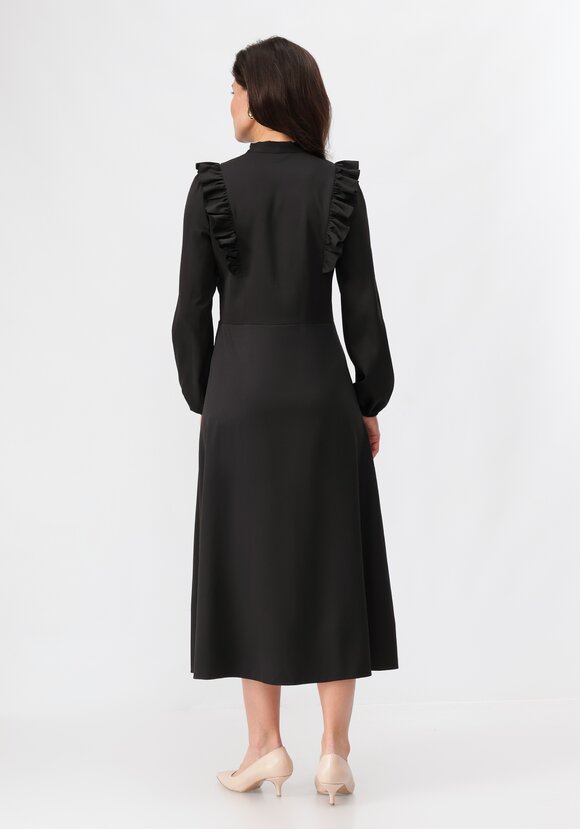 Платье с бантом свободного кроя шир.  580, рис. 13