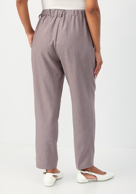 Брюки со складками по переду Адилин шир.  580, рис. 20