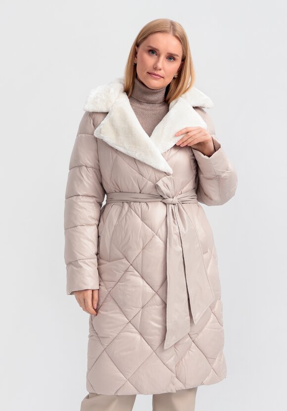 Пуховик со съемным капюшоном Адель шир.  580, рис. 8