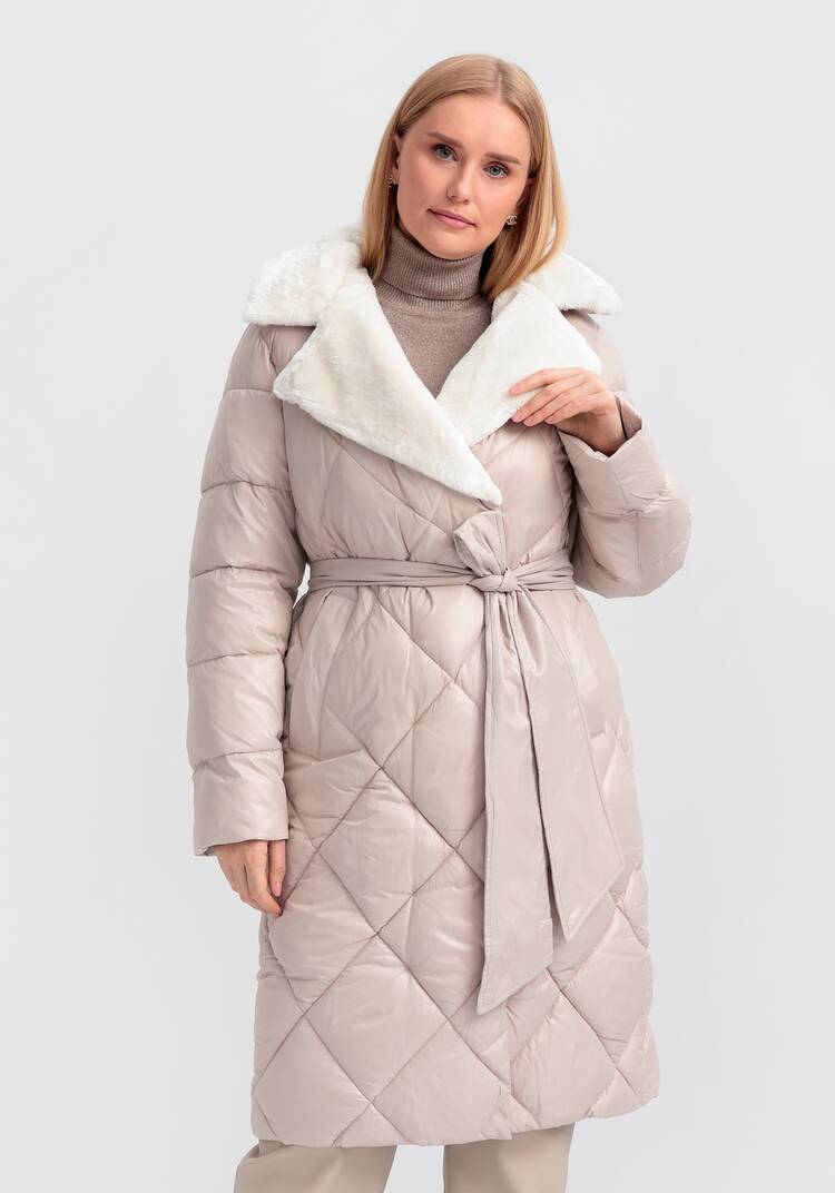 Пуховик со съемным капюшоном Адель шир.  750, рис. 8