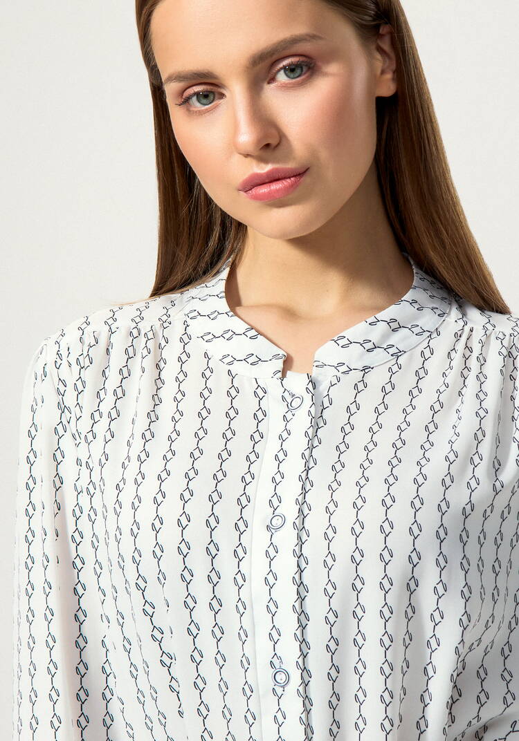 Платье-рубашка с воротником-стойкой шир.  750, рис. 13