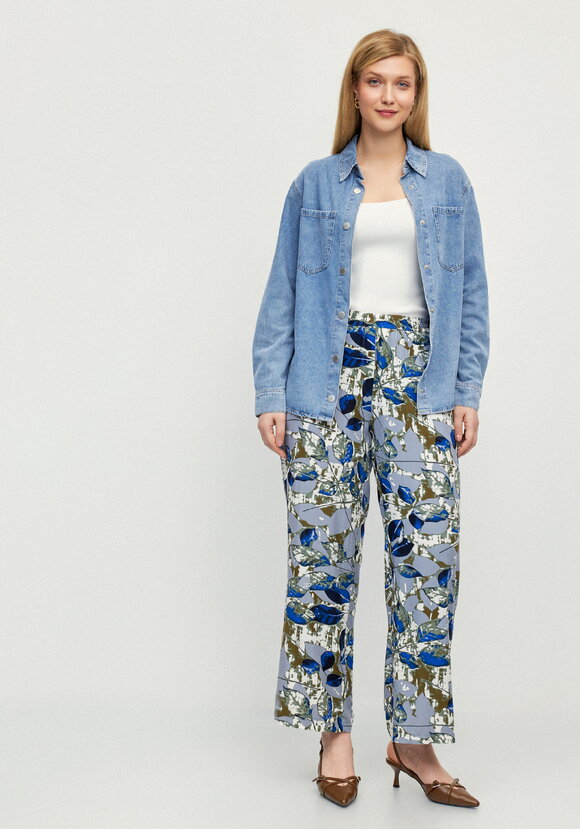 Брюки Калейдоскоп лепестков шир.  580, рис. 11