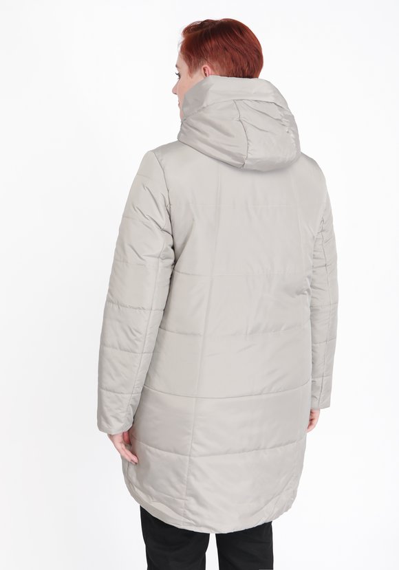 Куртка прямого кроя на молнии с капюшоном шир.  580, рис. 6