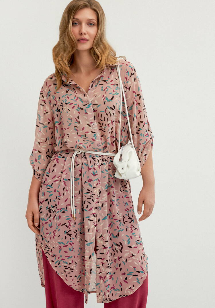 Рубашка с рукавом 7/8 и патами шир.  750, рис. 11