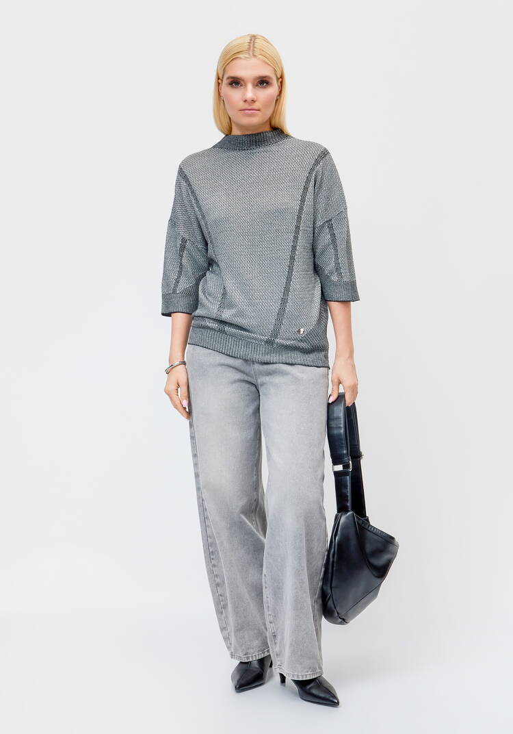 Джемпер с лентами на шее сзади шир.  750, рис. 2