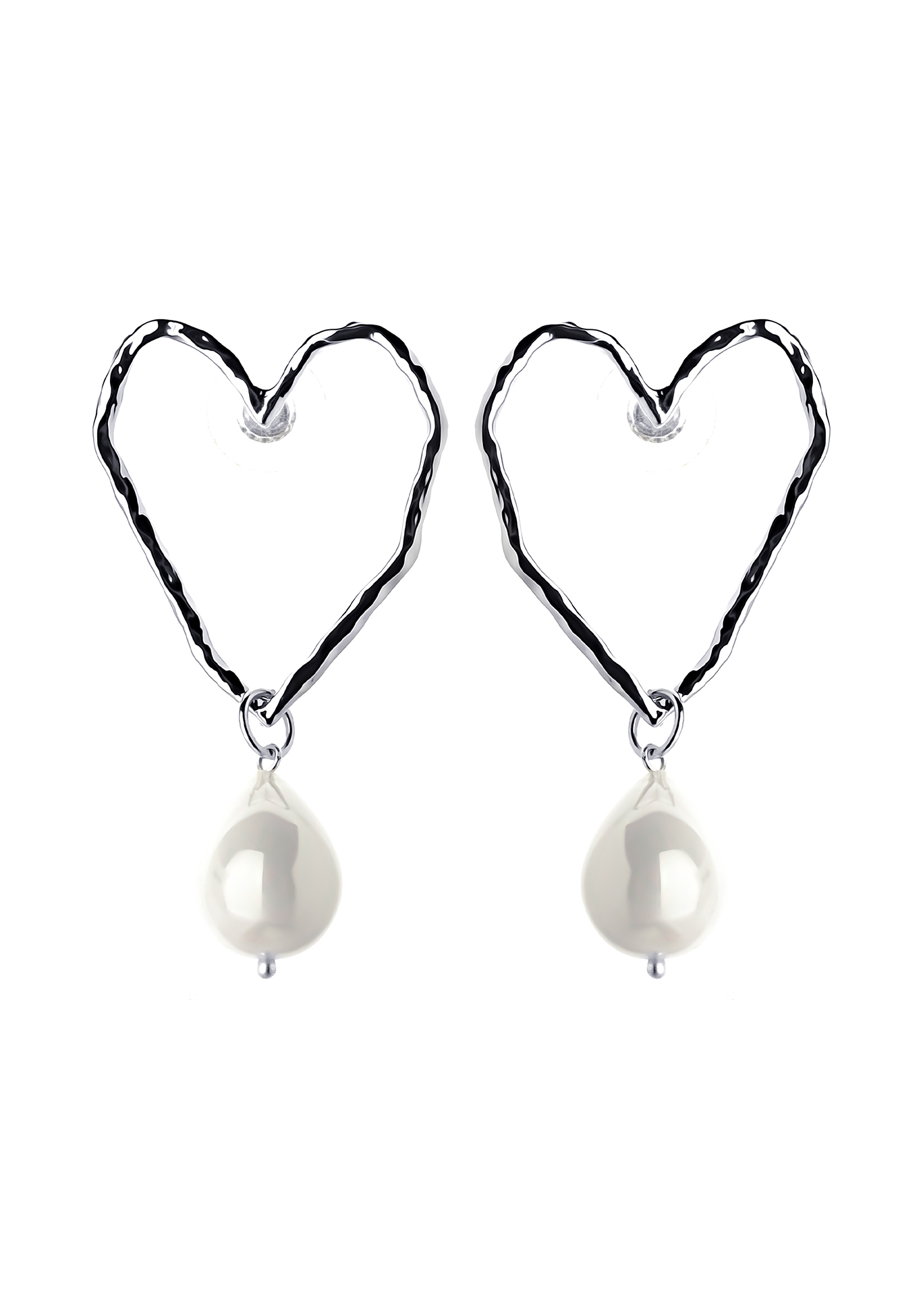 

Серьги "Королева сердец", Белый