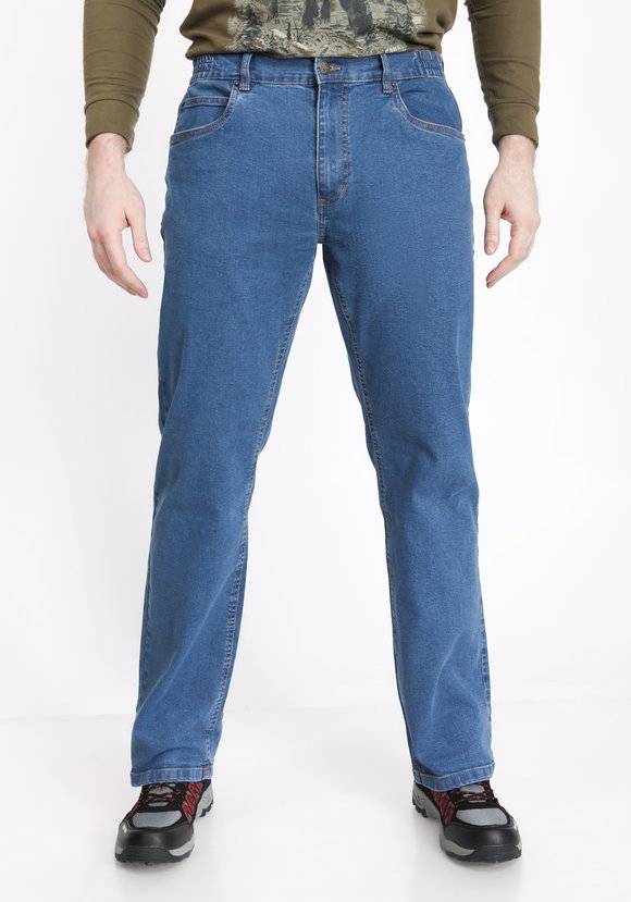 Джинсы  прямого кроя шир.  580, рис. 1