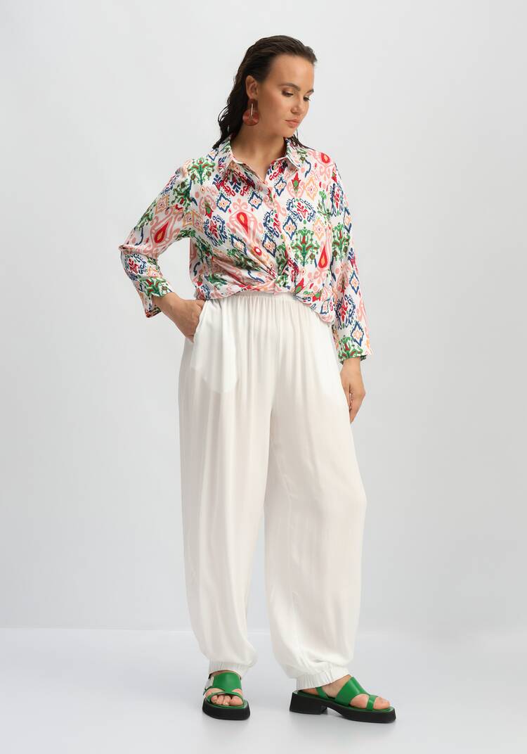 Брюки-шаровары с карманами шир.  750, рис. 26