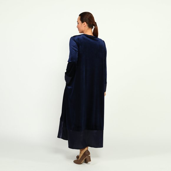 Платье-макси с длинным рукавом шир.  580, рис. 3