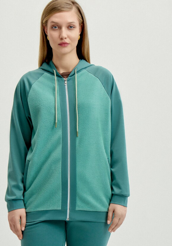 Олимпийка на молнии с капюшоном шир.  580, рис. 4