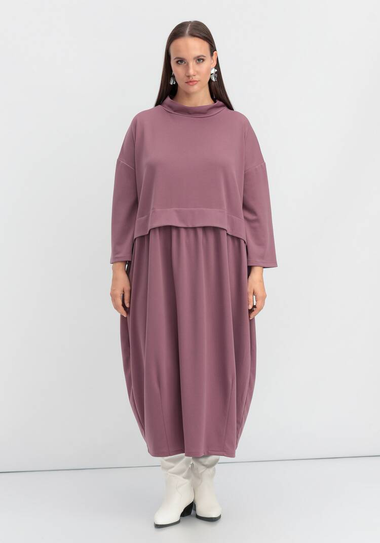 Платье с отрезной кокеткой-обманкой шир.  750, рис. 12