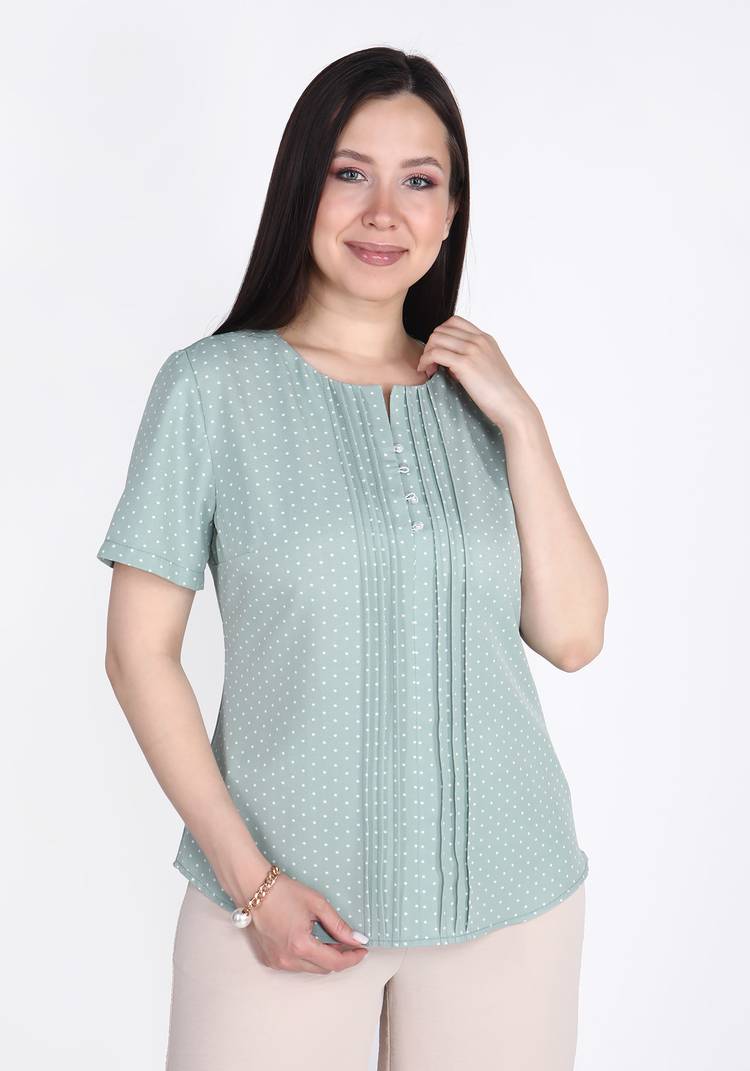 Блуза Яркое впечатление шир.  750, рис. 5