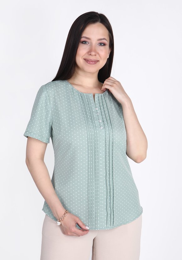 Блуза Яркое впечатление шир.  580, рис. 5