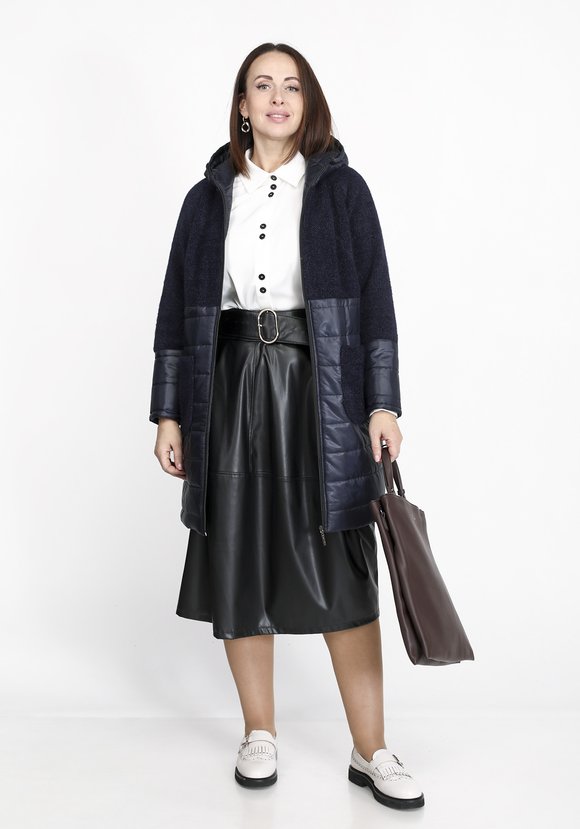 Полупальто Таинственный облик шир.  580, рис. 7