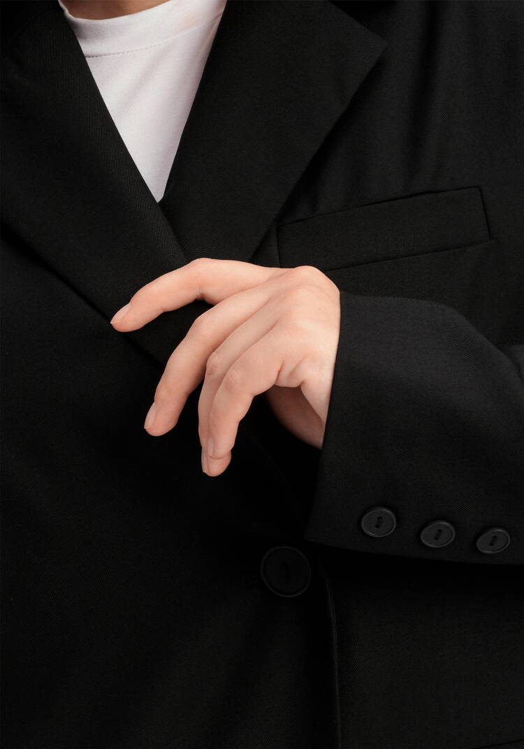 Пиджак с разрезом по спинке шир.  750, рис. 15