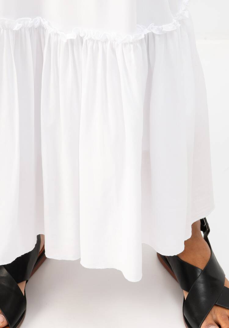 Юбка с воланом с резинкой на талии шир.  750, рис. 6