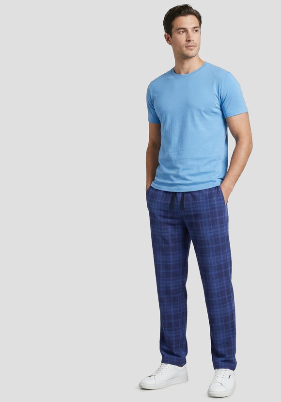 Брюки мужские прямые на резинке со шнурком шир.  580, рис. 13