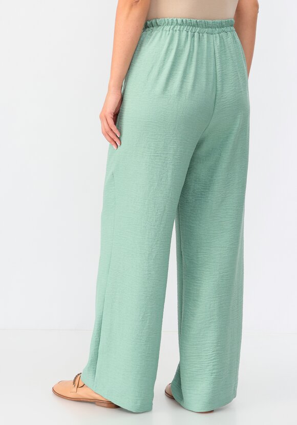 Брюки свободного кроя на резинке по поясу шир.  580, рис. 12