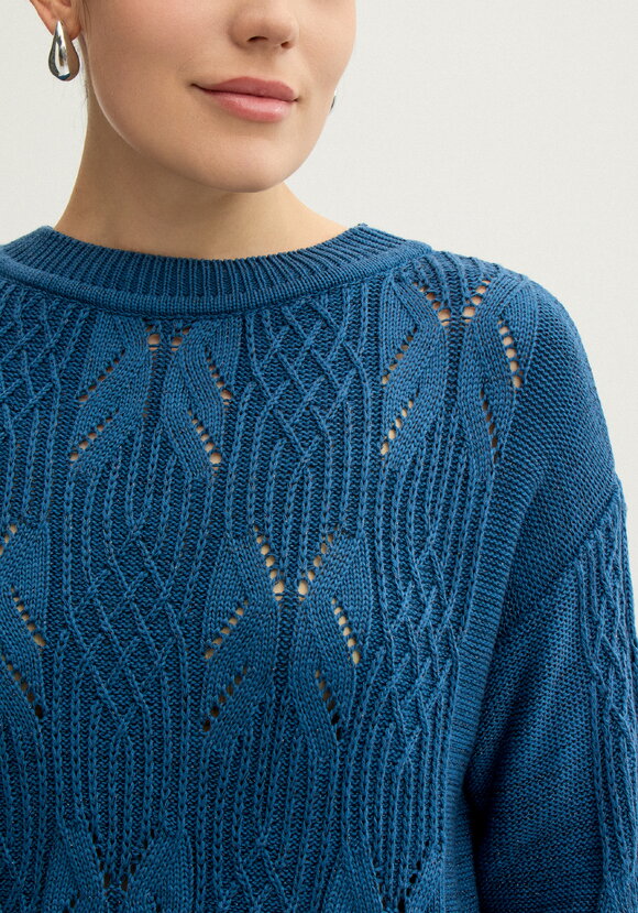 Джемпер ажурный на резинке шир.  580, рис. 36