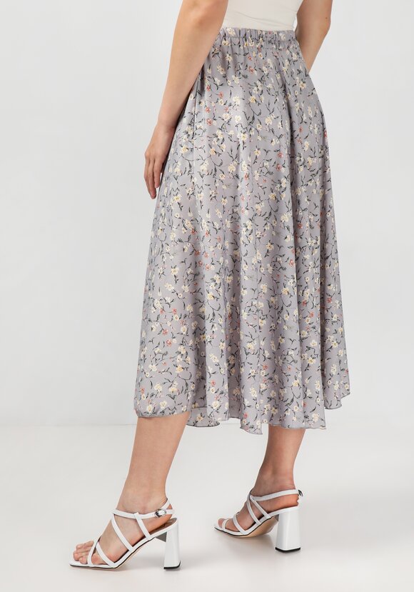 Комплект: блузат+юбка c цветочным принтом шир.  580, рис. 19