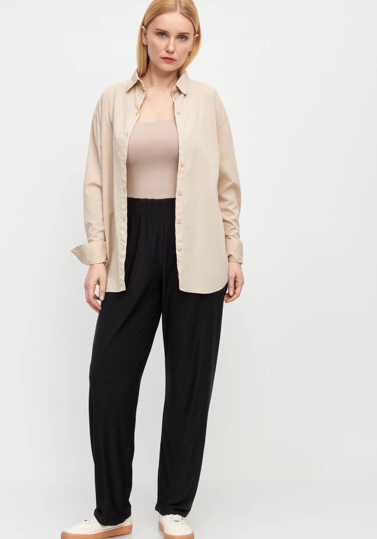 Брюки прямые на резинке Ирма шир.  750, рис. 6