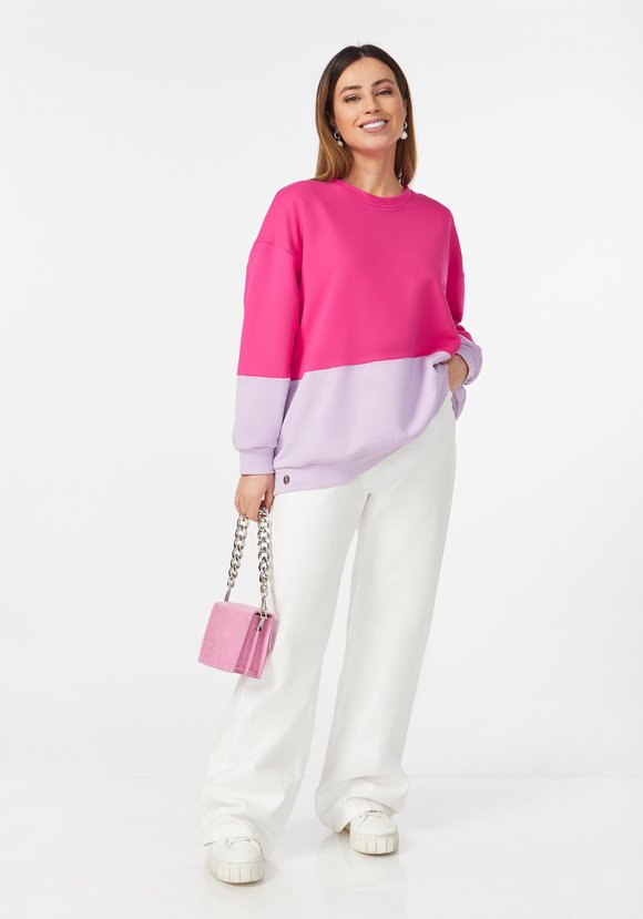 Свитшот двухцветный шир.  580, рис. 5