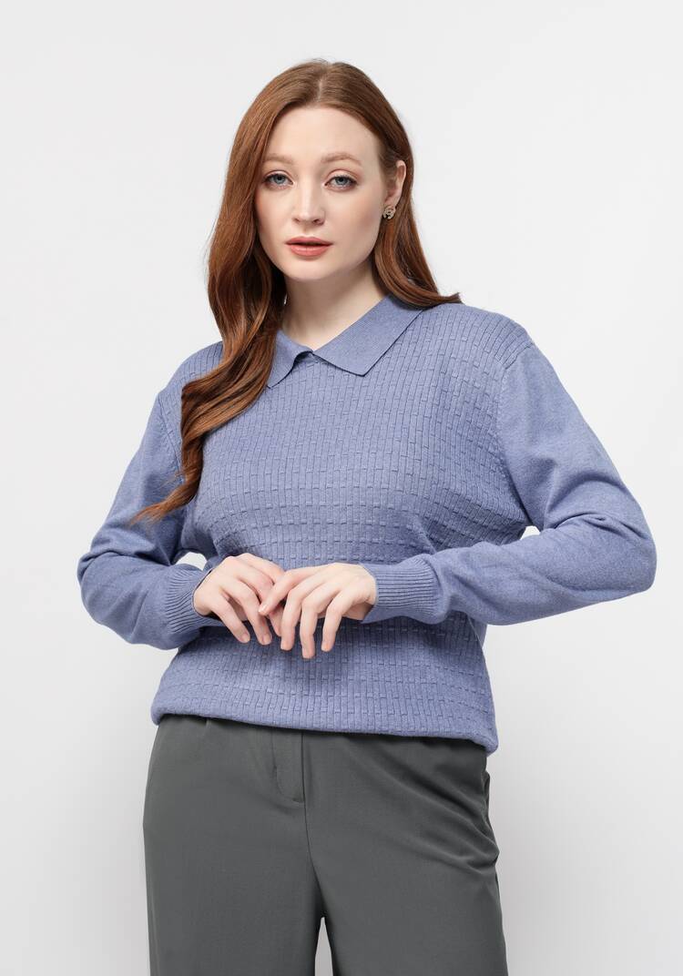 Джемпер-поло Алетта шир.  750, рис. 41