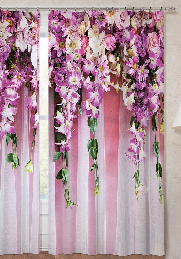 Фотошторы Орхидея шир.  580, рис. 2